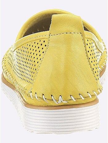 Mocassins Cuir Nappa De Vache - Taille Standard - Helline