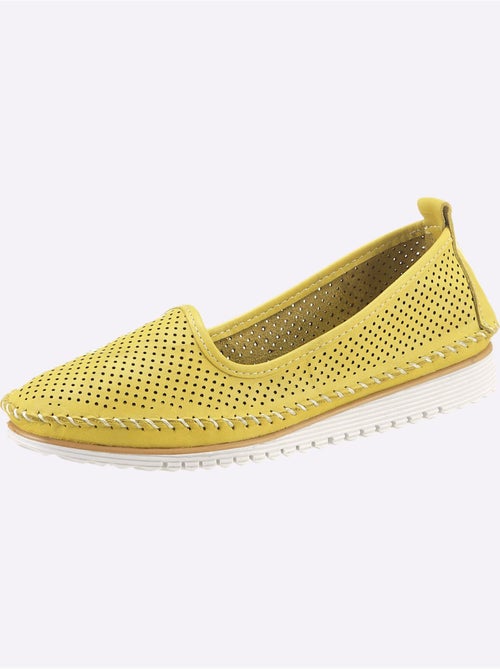 Mocassins Cuir Nappa De Vache - Taille Standard - Helline - Kiabi