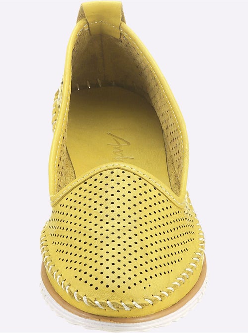 Mocassins Cuir Nappa De Vache - Taille Standard - Helline - Kiabi