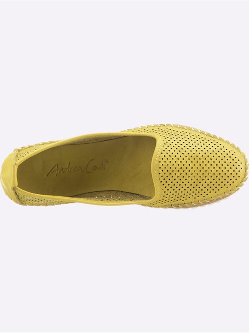 Mocassins Cuir Nappa De Vache - Taille Standard - Helline - Kiabi