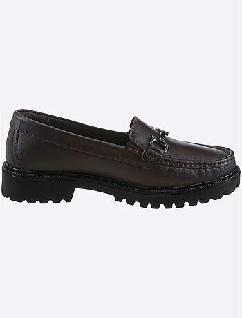 Mocassins cuir nappa de vache - taille standard - helline