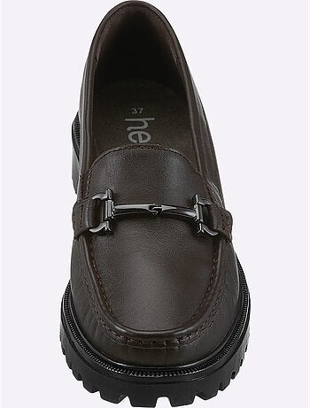 Mocassins cuir nappa de vache - taille standard - helline