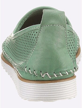 Mocassins Cuir Nappa De Vache - Taille Standard - Helline