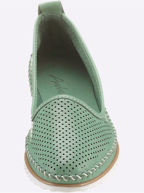 Mocassins Cuir Nappa De Vache - Taille Standard - Helline - Kiabi