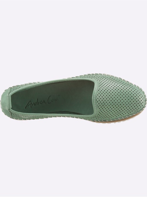 Mocassins Cuir Nappa De Vache - Taille Standard - Helline - Kiabi