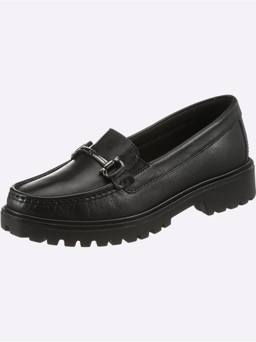 Mocassins cuir nappa de vache - taille standard - helline - Kiabi Mocassins cuir nappa de vache - taille standard - helline - Kiabi