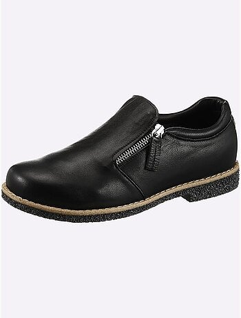 Mocassins Cuir Nappa De Vache - Taille Standard - Helline