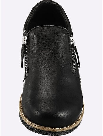Mocassins Cuir Nappa De Vache - Taille Standard - Helline