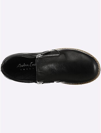Mocassins Cuir Nappa De Vache - Taille Standard - Helline