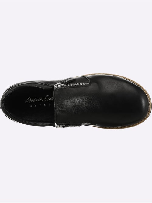 Mocassins Cuir Nappa De Vache - Taille Standard - Helline - Kiabi Mocassins Cuir Nappa De Vache - Taille Standard - Helline - Kiabi