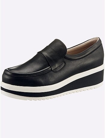 Mocassins Cuir Nappa De Vache - Taille Standard - helline