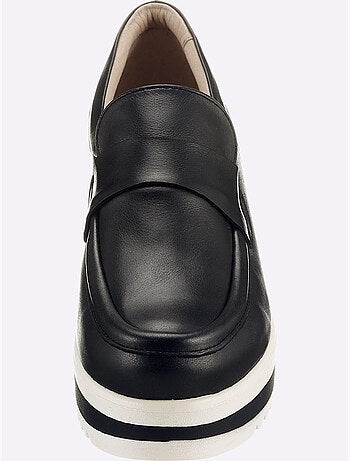 Mocassins Cuir Nappa De Vache - Taille Standard - helline