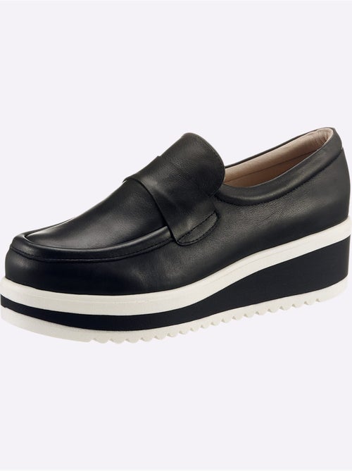 Mocassins Cuir Nappa De Vache - Taille Standard - helline - Kiabi