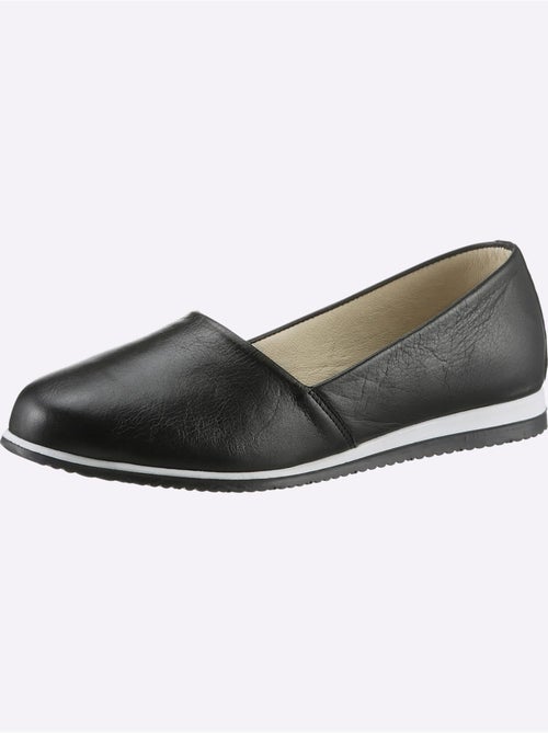 Mocassins Cuir Nappa De Vache - Taille Standard - helline - Kiabi