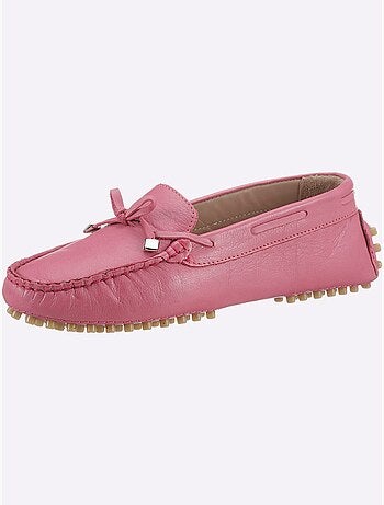 Mocassins Cuir Nappa De Vache - Taille Standard - Helline