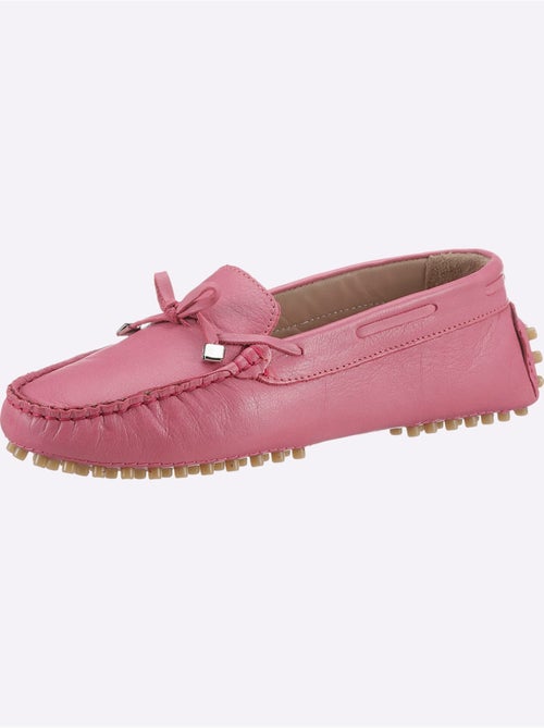 Mocassins Cuir Nappa De Vache - Taille Standard - Helline - Kiabi Mocassins Cuir Nappa De Vache - Taille Standard - Helline - Kiabi