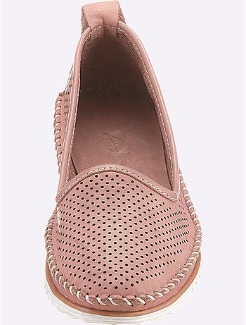 Mocassins Cuir Nappa De Vache - Taille Standard - Helline