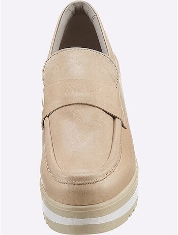 Mocassins Cuir Nappa De Vache - Taille Standard - helline