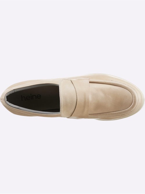 Mocassins Cuir Nappa De Vache - Taille Standard - helline - Kiabi