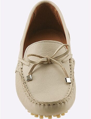 Mocassins Cuir Nappa De Vache - Taille Standard - helline