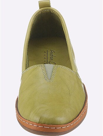 Mocassins Cuir Nappa De Vache - Taille Standard - Helline