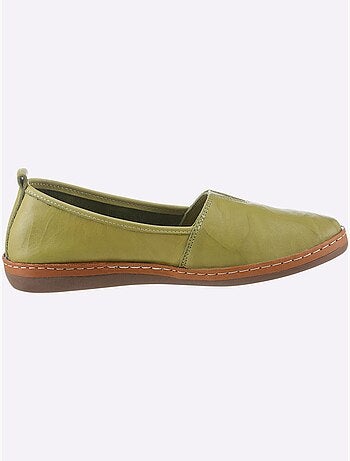 Mocassins Cuir Nappa De Vache - Taille Standard - Helline
