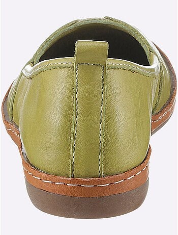 Mocassins Cuir Nappa De Vache - Taille Standard - Helline