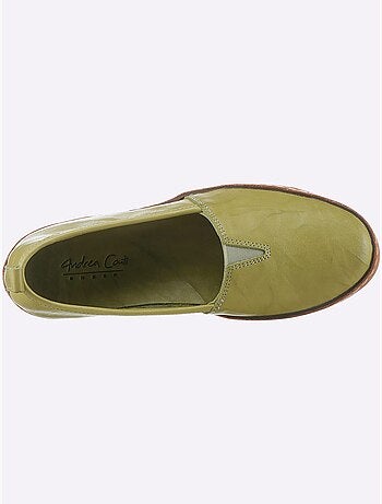 Mocassins Cuir Nappa De Vache - Taille Standard - Helline