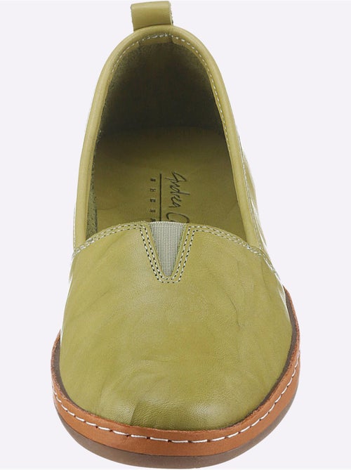 Mocassins Cuir Nappa De Vache - Taille Standard - helline - Kiabi