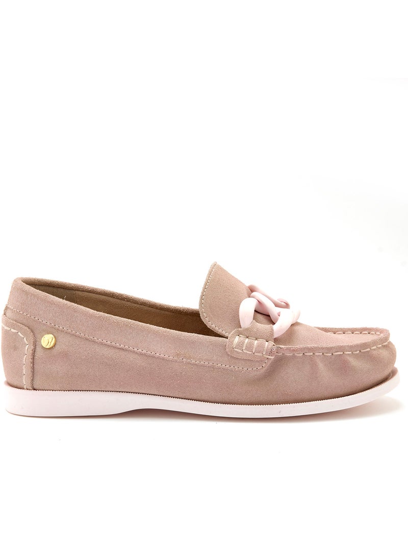 Mocassins cuir nubuck bateau - PEDICONFORT Rose - Kiabi