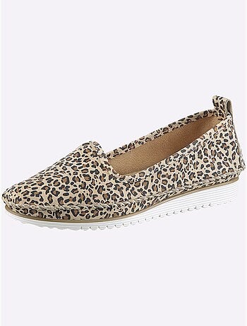 Mocassins Cuir Nubuck De Qualité Supérieure - Taille Standard - helline