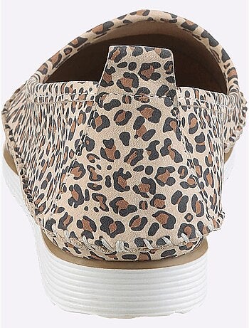 Mocassins Cuir Nubuck De Qualité Supérieure - Taille Standard - helline