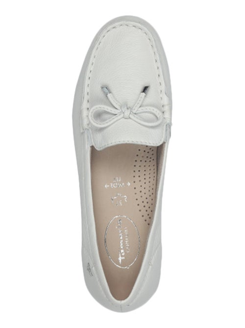 Mocassins Cuir Tamaris - Kiabi