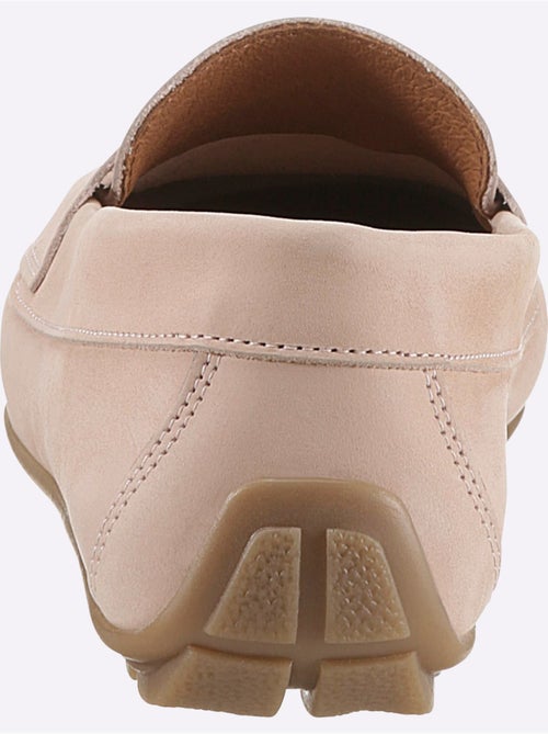 Mocassins Cuir Vachette - Taille Standard - helline - Kiabi