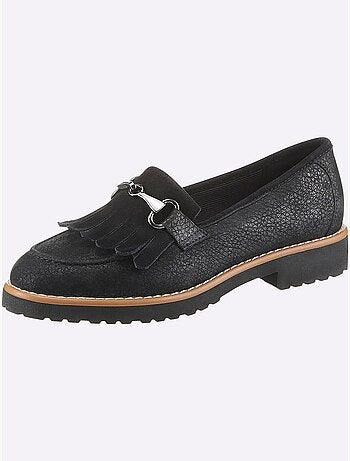Mocassins Cuir Velours De Chèvre - Taille Standard - Helline