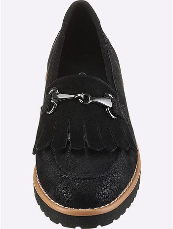 Mocassins Cuir Velours De Chèvre - Taille Standard - Helline