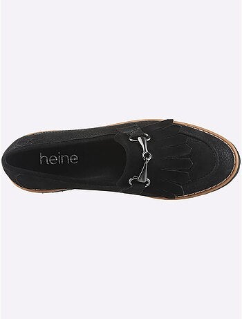 Mocassins Cuir Velours De Chèvre - Taille Standard - Helline
