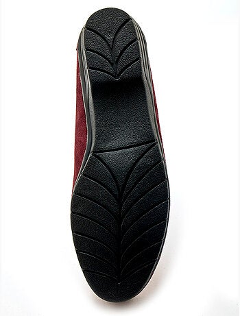 Mocassins cuir velours