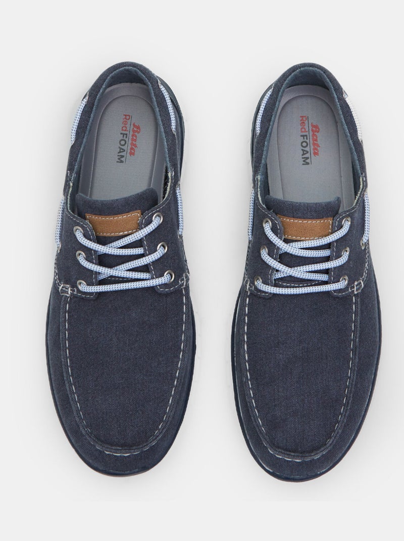 Mocassins de bateau BATA Bleu - Kiabi