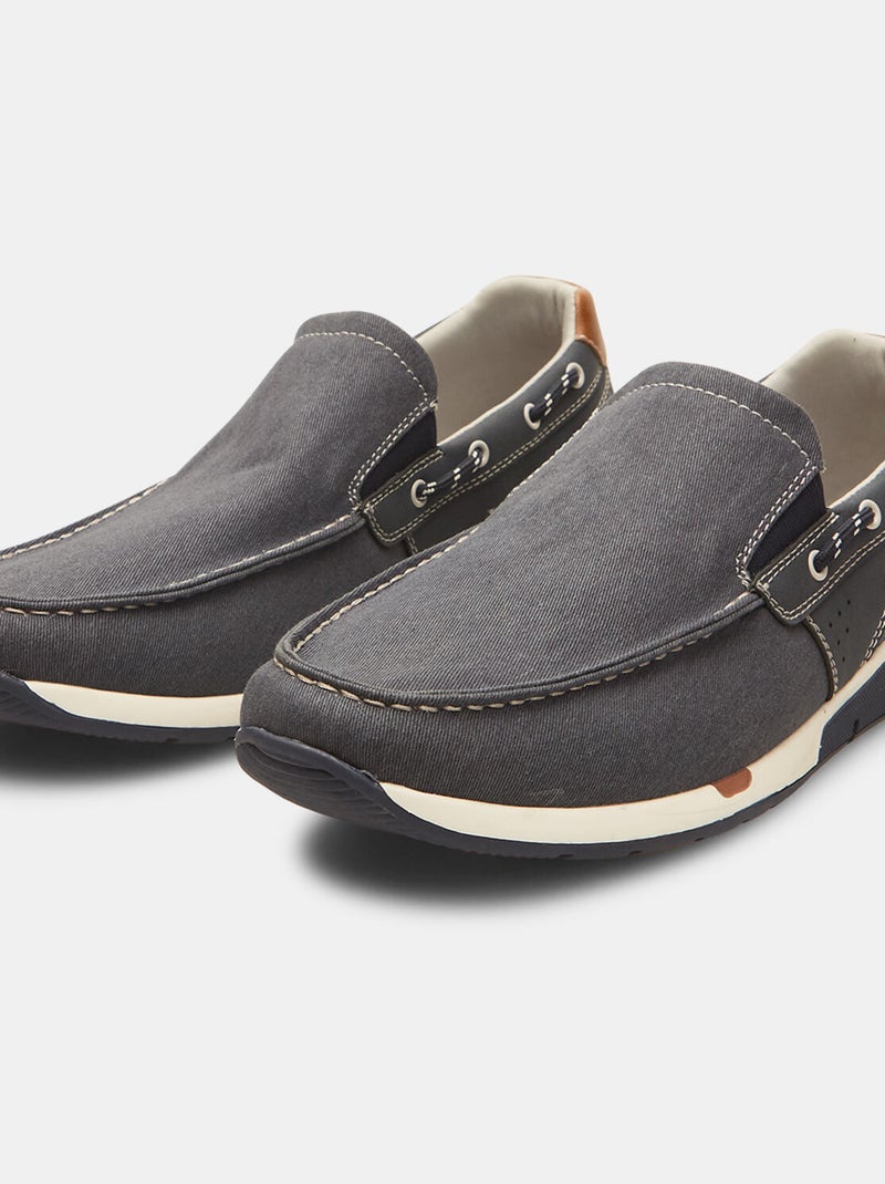 Mocassins de bateau BATA Bleu - Kiabi