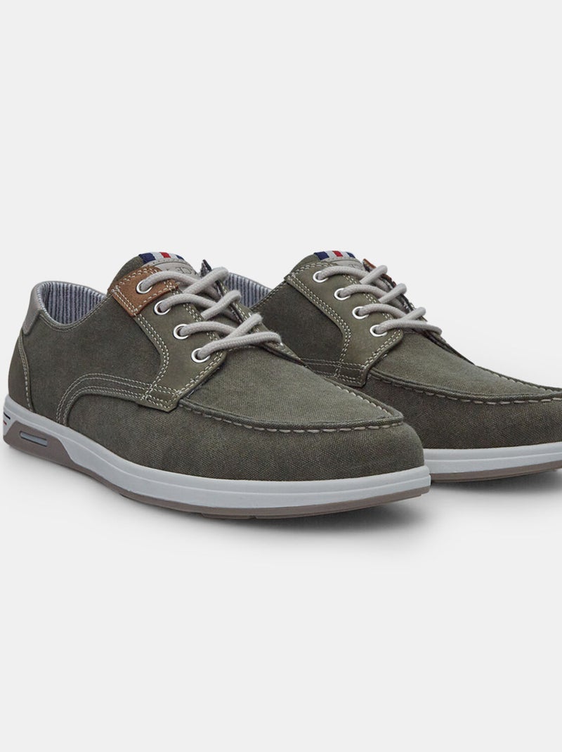 Mocassins de bateau BATA Vert - Kiabi
