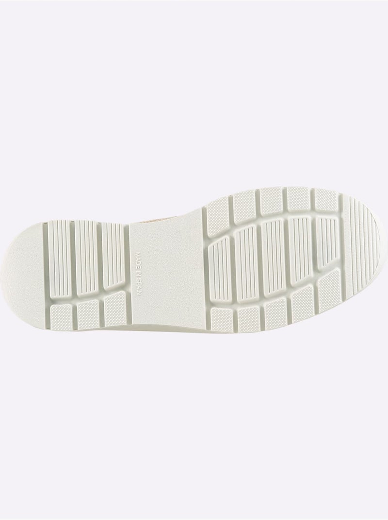 Mocassins De Fabrication Espagnole - Taille Standard - Helline Noir Gris - Kiabi