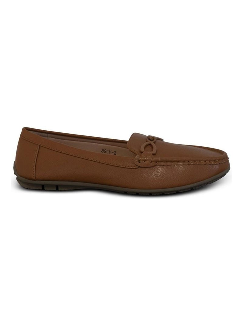 Mocassins de ville Kebello Marron - Kiabi