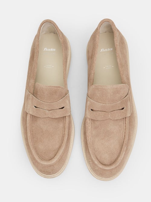Mocassins d'été en daim BATA - Kiabi