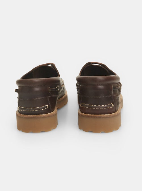 Mocassins d'hiver en cuir BATA Weinbrenner - Kiabi