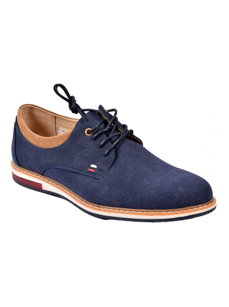 Mocassins Doublure CUIR PREMIUM Bleu marine - Kiabi