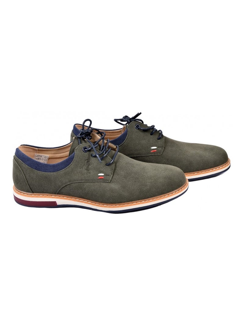Mocassins Doublure CUIR PREMIUM Kaki - Kiabi