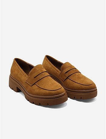 Mocassins effet daim - C M