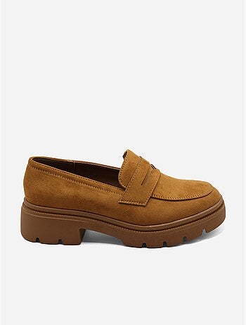 Mocassins effet daim - C M
