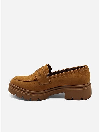 Mocassins effet daim - C M